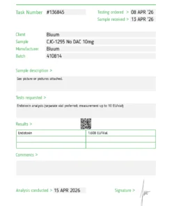 CJC-1295 No DAC COA