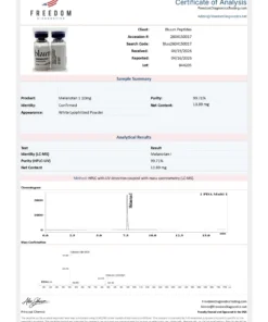 Melanotan I 10mg COA