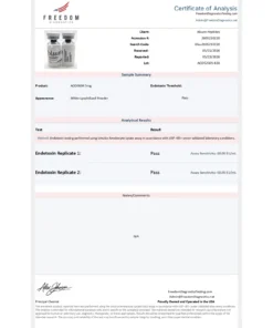 AOD9604 5mg COA