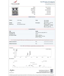 GLOW 70mg COA