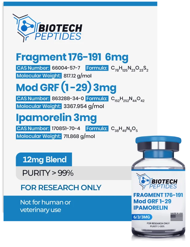 buy Fragment 176-191 & Mod GRF 1-29 & Ipamorelin Blend (12mg)
